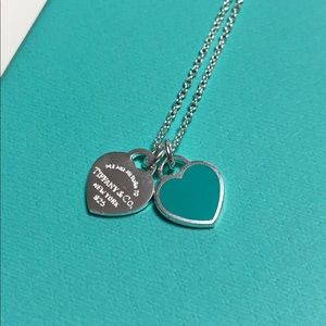 Tiffany & Co Mini Hearts Green Silver 925